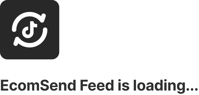 EcomSend Feed Splash screen